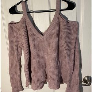 Pacsun cold shoulder sweater